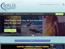 Tablet Screenshot of baycel.org